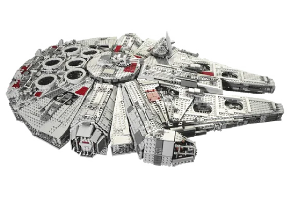 LEGO Millennium Falcon Spaceship PNG Transparent