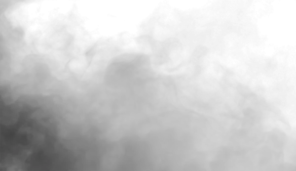 Transparent Realistic Grey Smoke Effect PNG