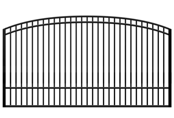 Black Metal Gate PNG Transparent Background
