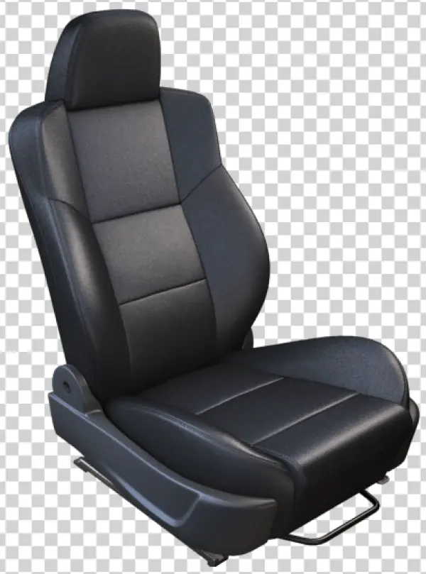Black Car Seat PNG Transparent Background