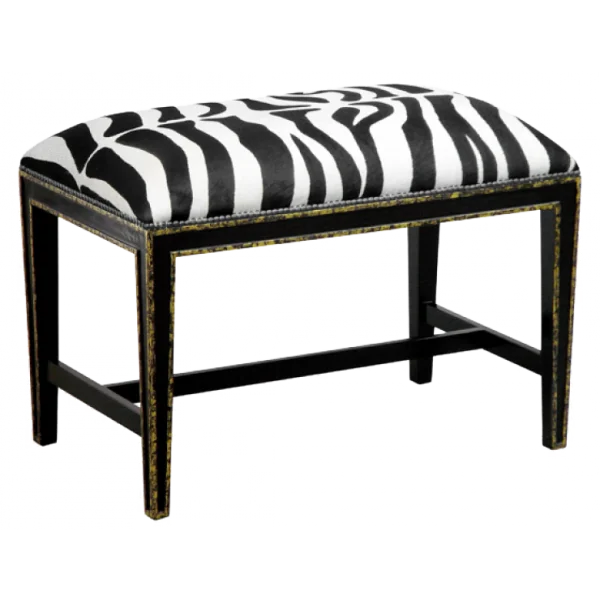 Zebra Print Bench PNG Transparent Background