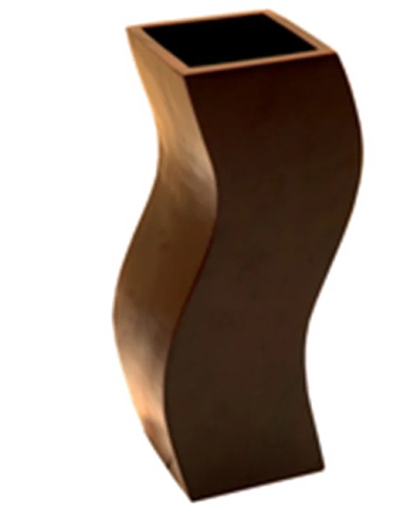 Modern Wavy Decorative Vase PNG