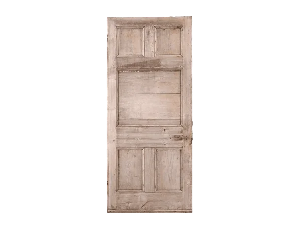 Old Wooden Paneled Door PNG Transparent Background