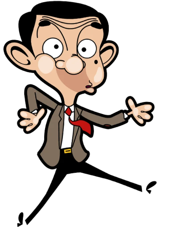 Mr. Bean Cartoon Character Transparent PNG