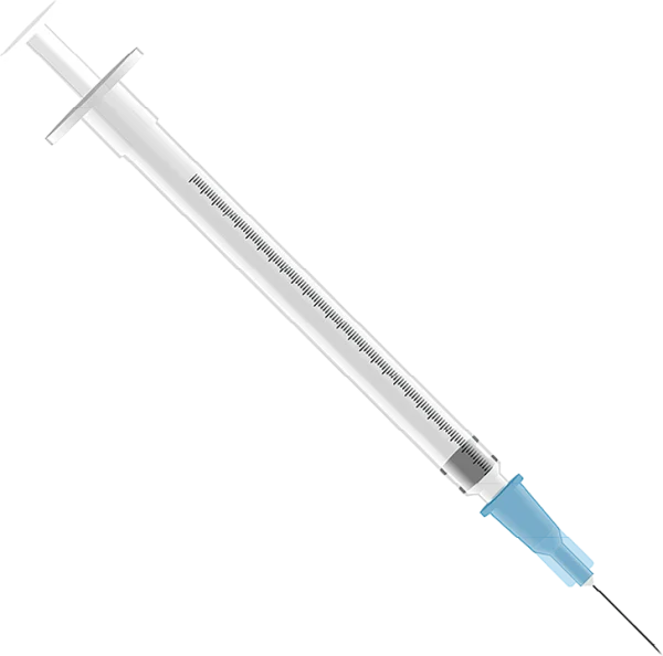 Medical Syringe with Needle PNG Transparent