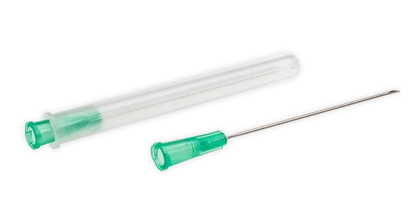 Medical Hypodermic Needle and Cap PNG