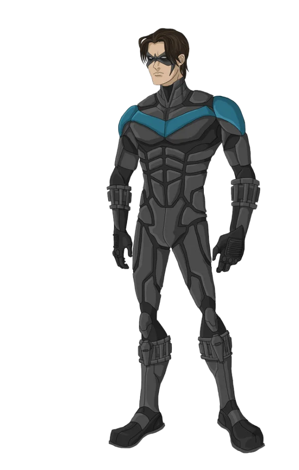 Nightwing Superhero Character PNG Transparent