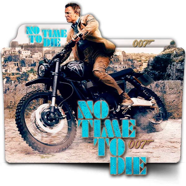 No Time To Die James Bond Movie Folder Icon PNG