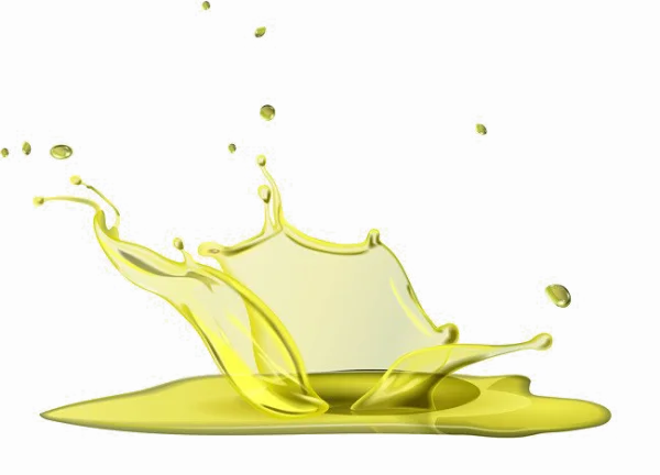 Yellow Liquid Splash PNG Transparent Background