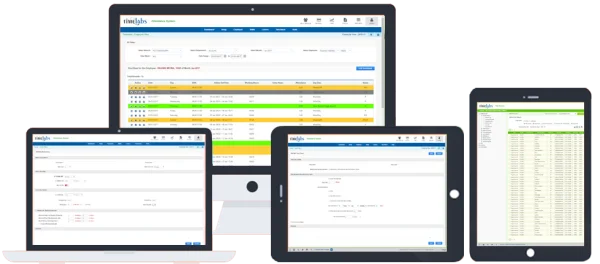 Timelabs Attendance System Software on Digital Devices
