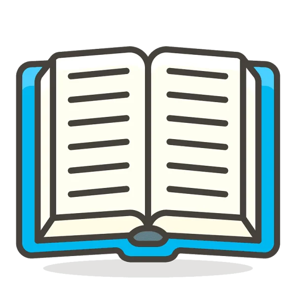 Open Book Icon PNG Transparent Background