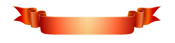 Shiny Red Ribbon Banner PNG Transparent Background