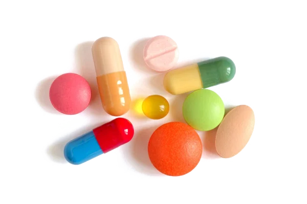 Assorted Colorful Pills and Capsules PNG Transparent