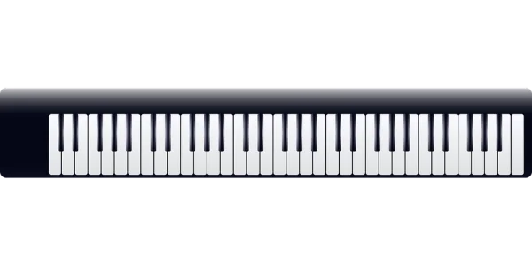 Piano Keyboard PNG Transparent Background