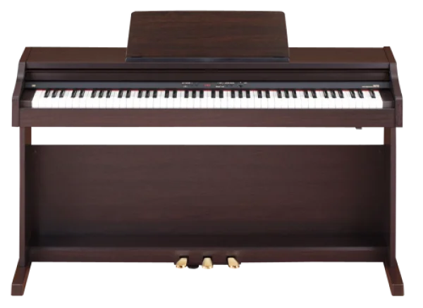 Dark Brown Digital Piano PNG Transparent Background