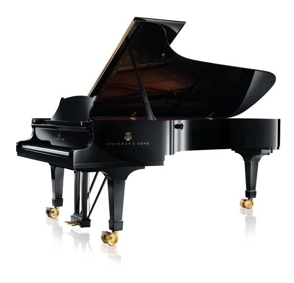 Black Grand Piano Steinway & Sons PNG Transparent Background