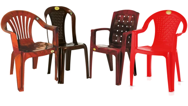 Assorted Plastic Chairs PNG Transparent Background