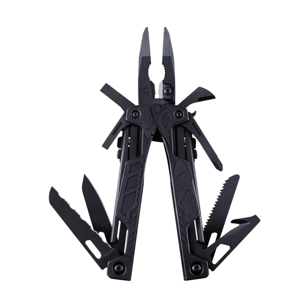 Black Tactical Multi-tool PNG Transparent Background
