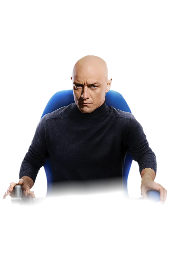James McAvoy as Professor X PNG Transparent