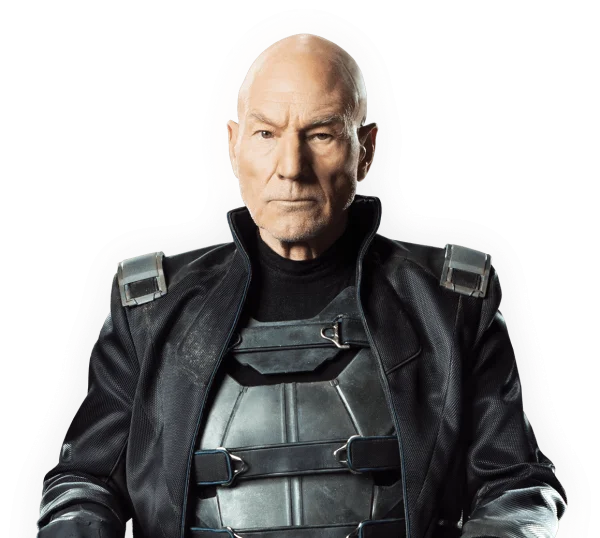 Patrick Stewart as Jean-Luc Picard PNG Transparent