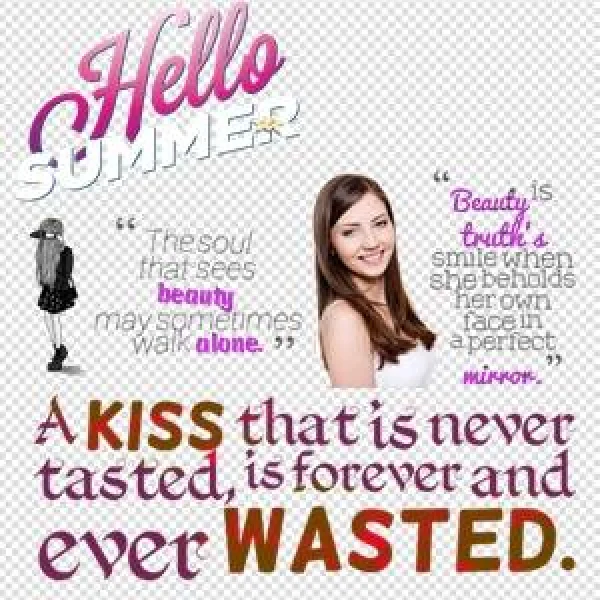 Hello Summer Quotes & Graphics PNG