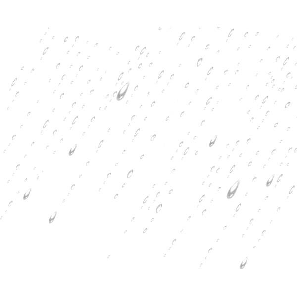 Falling Raindrops Overlay PNG Transparent Background