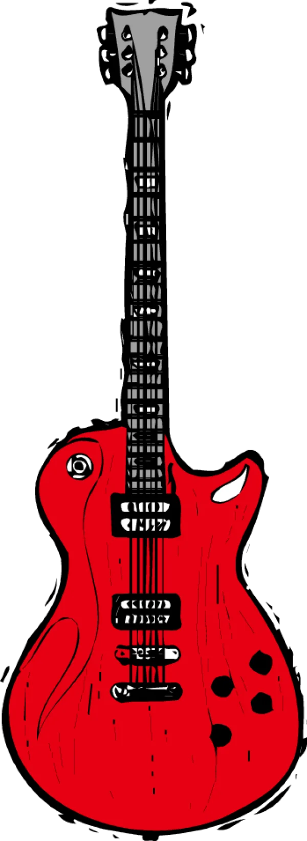 Red Electric Guitar Transparent PNG
