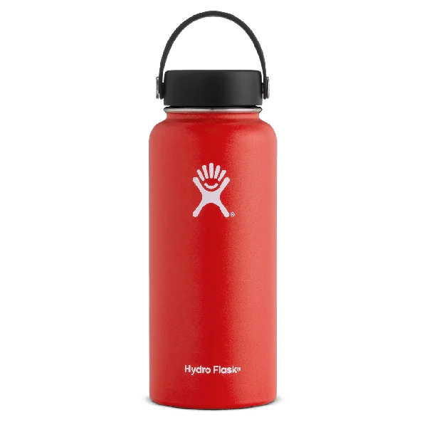 Red Hydro Flask Bottle PNG Transparent Background