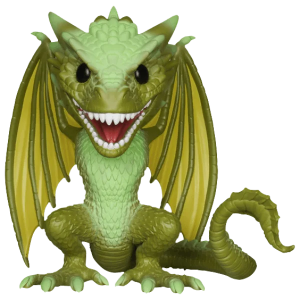 Green Dragon Funko Pop PNG Transparent Background