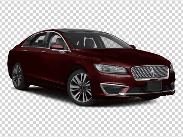 Maroon Luxury Sedan Car PNG Transparent Background