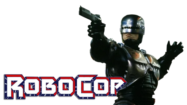 RoboCop and Logo PNG Transparent