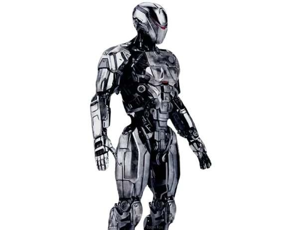 Robocop 2014 Metallic Suit PNG Transparent Background