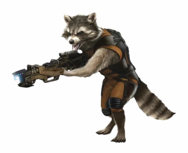 Rocket Raccoon Guardians of the Galaxy PNG