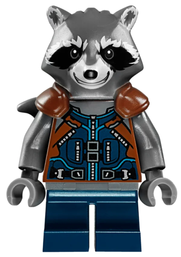 Lego Rocket Raccoon Minifigure PNG Transparent