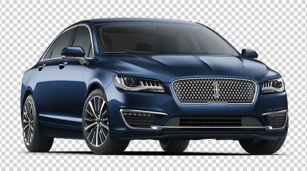 Blue Luxury Sedan Car PNG Transparent Background