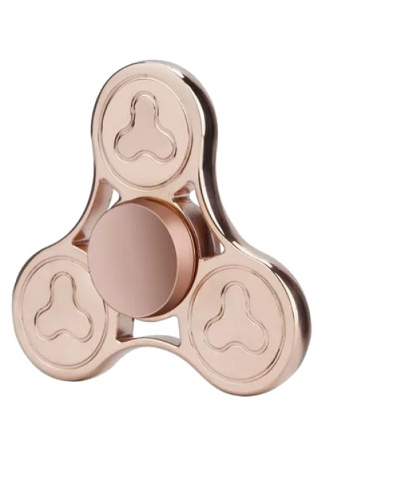 Rose Gold Fidget Spinner PNG Transparent Background