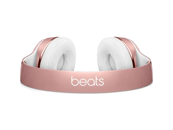 Rose Gold Beats Headphones PNG Transparent Background