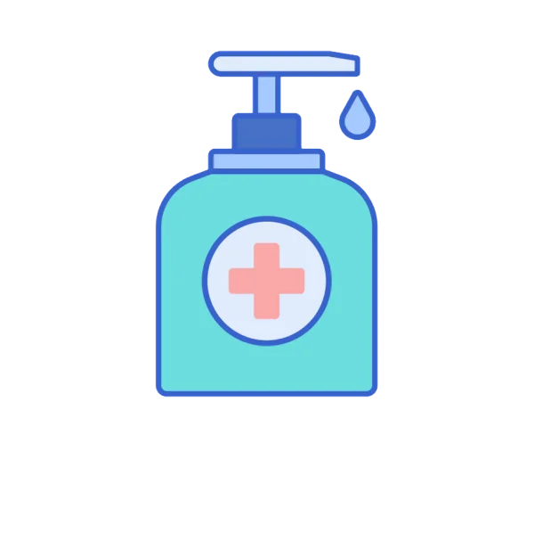 Hand Sanitizer Bottle Icon PNG Transparent Background