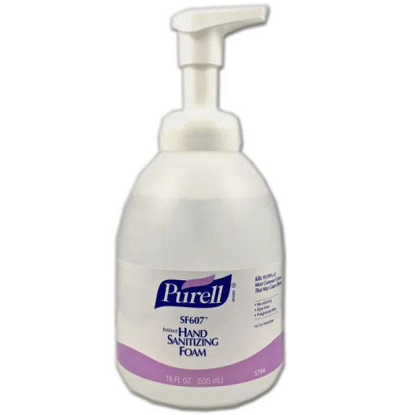 Purell Hand Sanitizer Foam Bottle PNG Transparent
