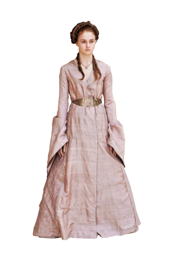 Sansa Stark in Pink Gown Transparent PNG