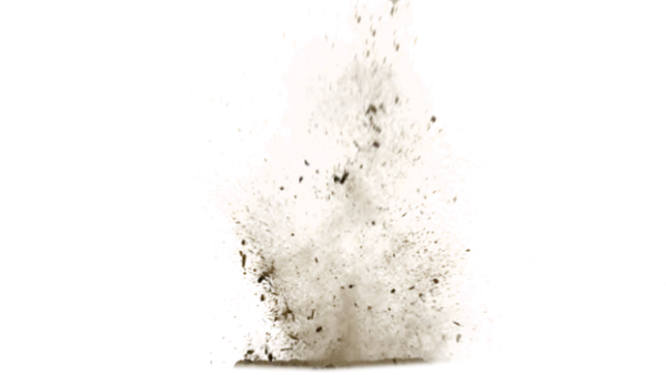 Dynamic Explosion Burst with Sparks PNG