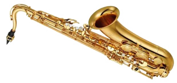 Golden Saxophone Musical Instrument PNG