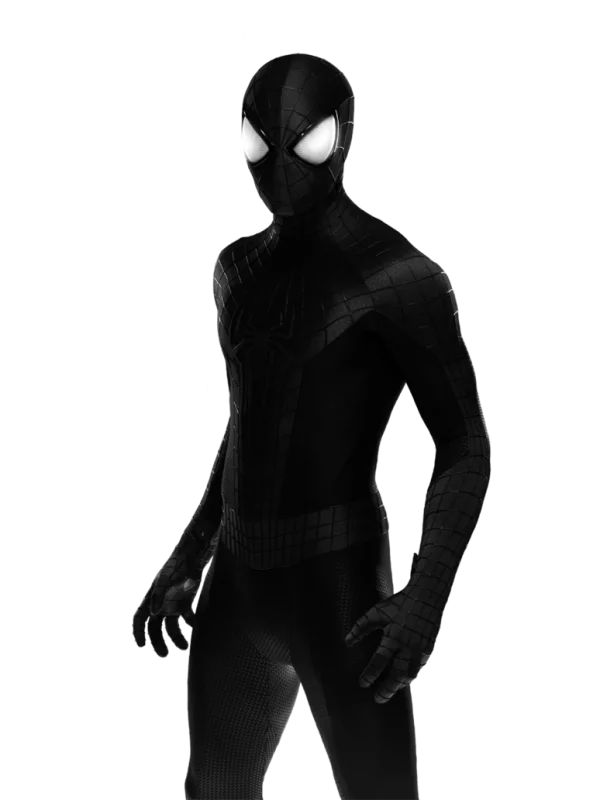 Black Spider-Man Suit Transparent Background PNG