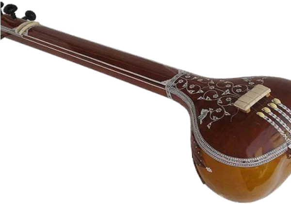 Traditional Indian Tanpura Musical Instrument PNG