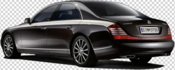 Maybach Luxury Sedan Car PNG Transparent