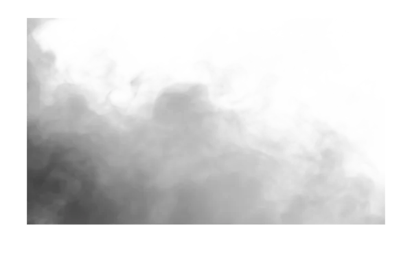 Realistic Grayscale Smoke Effect PNG