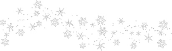 Falling Snowflakes Overlay PNG Transparent Background