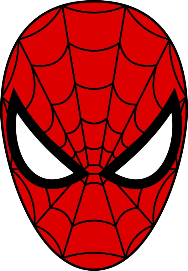 Spider-Man Mask Icon PNG Transparent Background