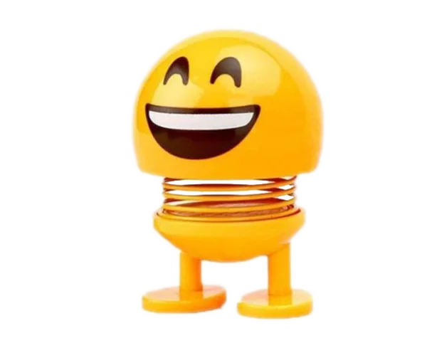 Happy Smiling Emoji Bobblehead PNG