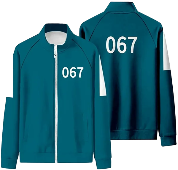Squid Game Jacket 067 PNG Transparent Background